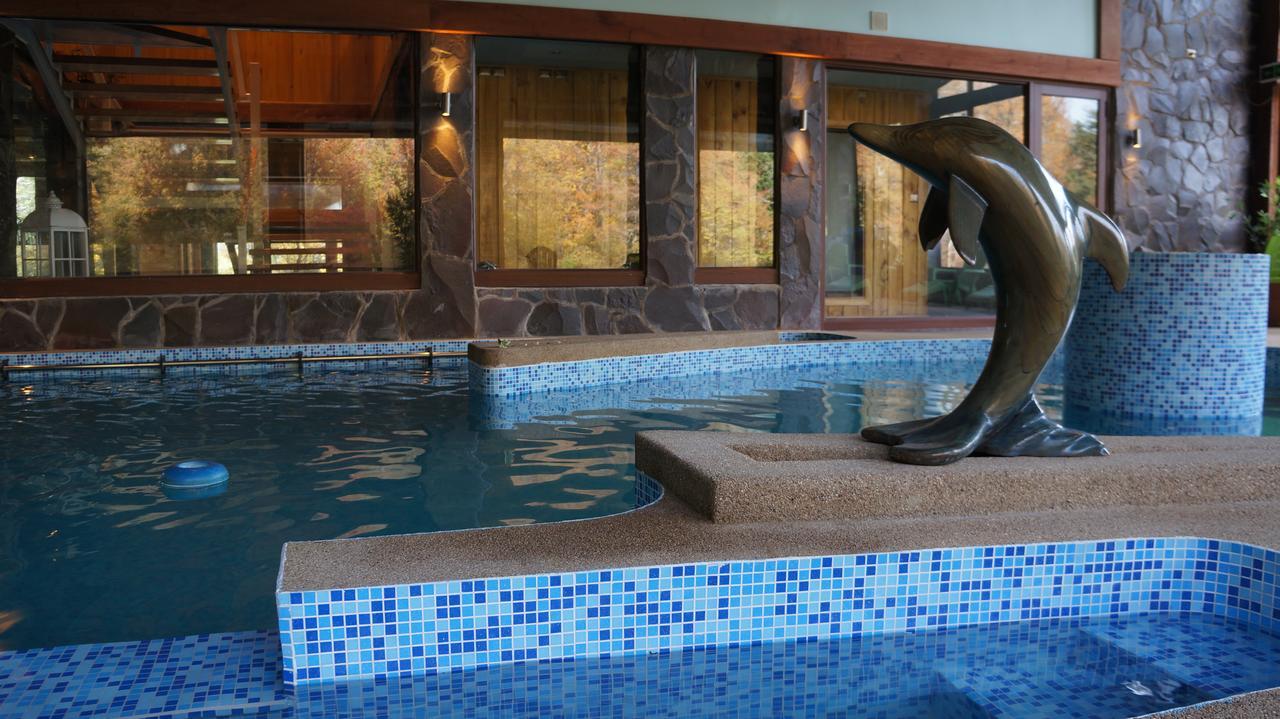 Cabanas Blanche Neige Wellness & Spa Las Trancas Esterno foto
